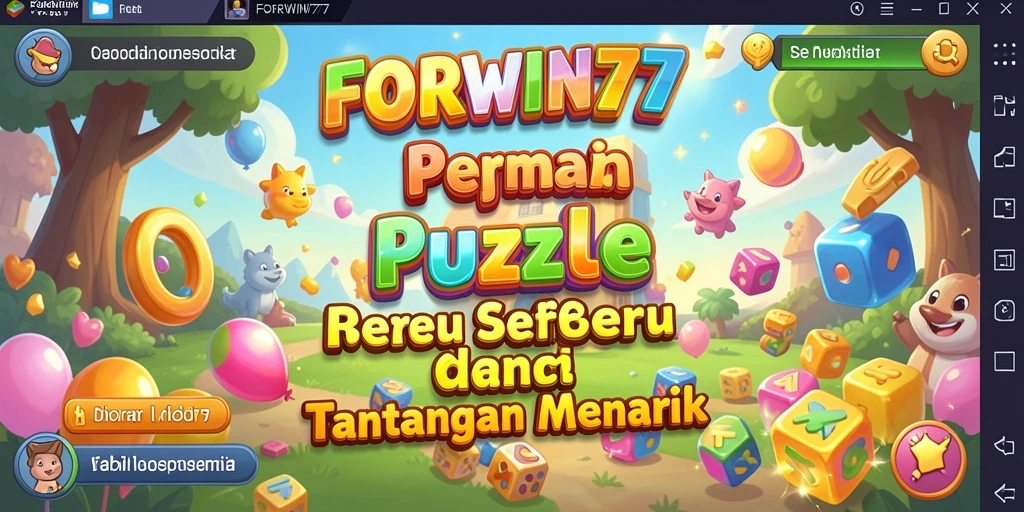 Screenshot gameplay FORWIN77 menunjukkan teka-teki yang menantang dan seru.