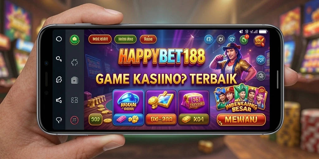 Tampilan gameplay menarik dari HAPPYBET188 dalam permainan Kasino.
