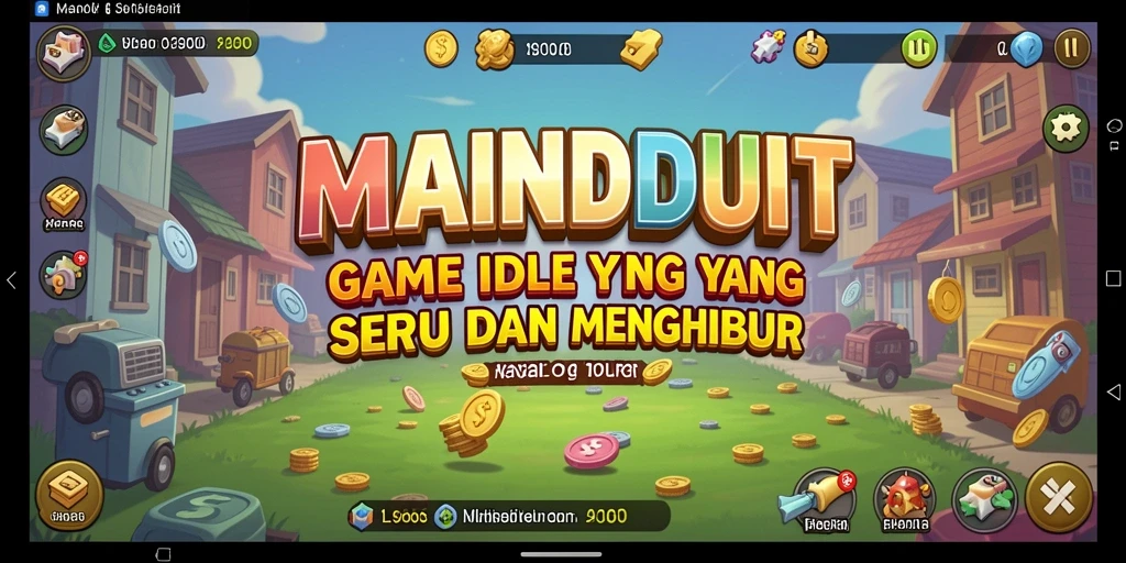 Tampilan gameplay yang menyenangkan dari MAINDUIT dalam mode Idle.