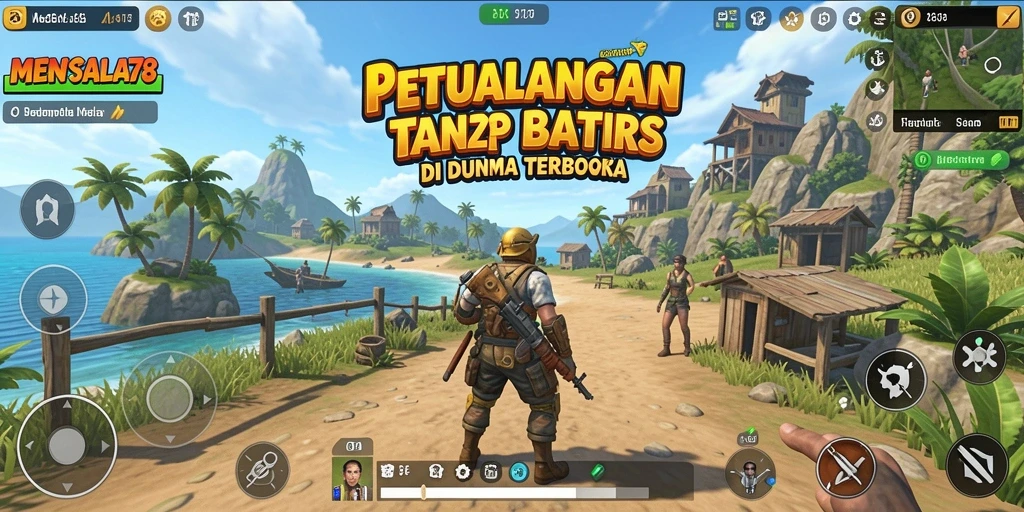 Tangkapan layar menunjukkan gameplay seru di dunia terbuka MENYALA78.