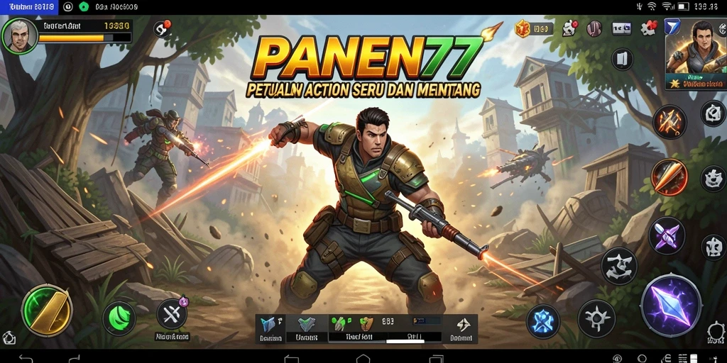Tampilan seru gameplay PANEN77 saat beraksi di berbagai level.